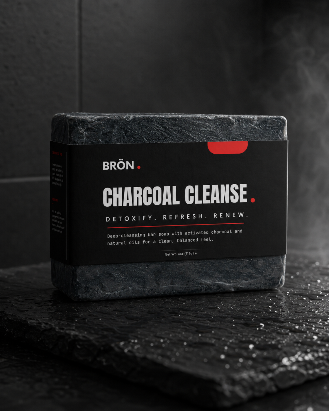 BRON Charcoal Cleanse Soap activated charcoal bar